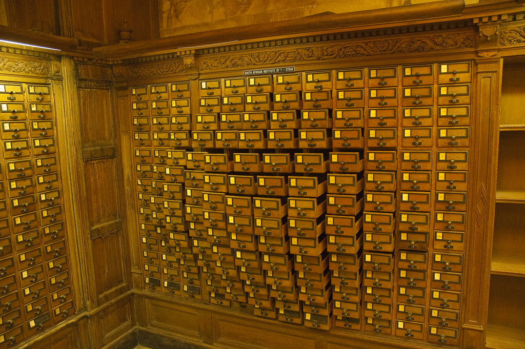 Card Catalog Art by Eric Wooton