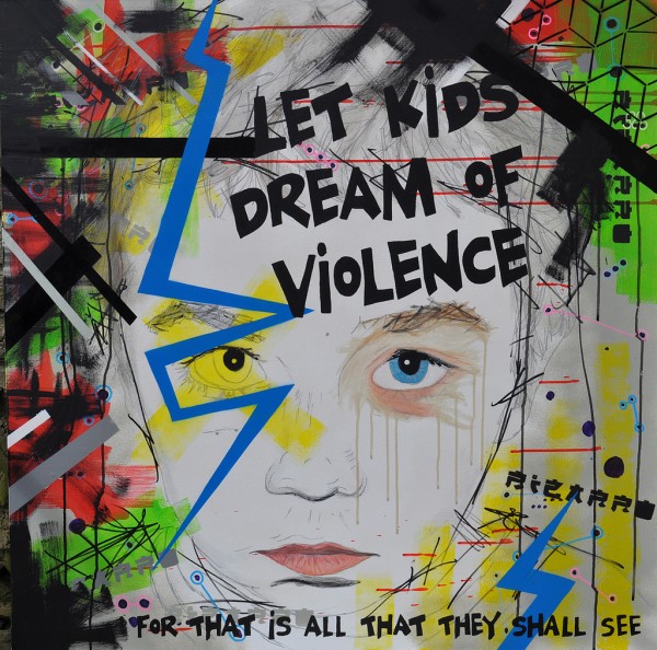 Let kids dream of violence by Id Iom, used under CC BY-NC 2.0 / Unmodified